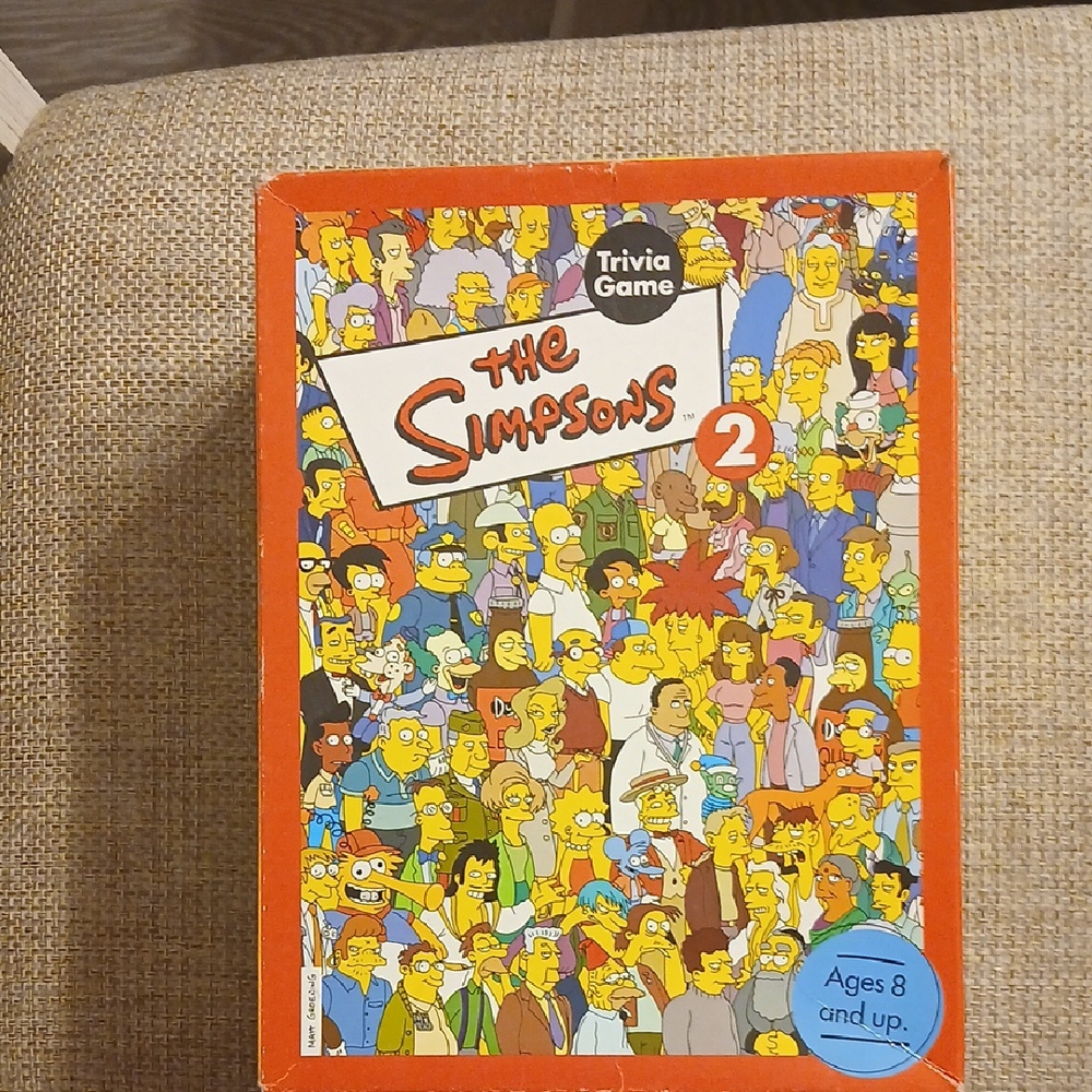 The Simpsons Trivia Game 2 By Cardinal 2001 Ages 8 And Up
